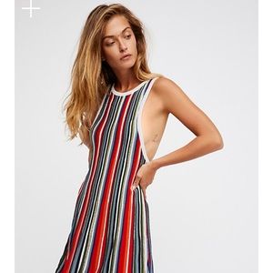 Flowy knit free people dress! NWT!
